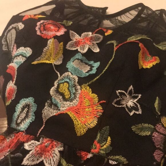 BHLDN  Mattox Embroidered Multi Cocktail Dress - Picture 4 of 8